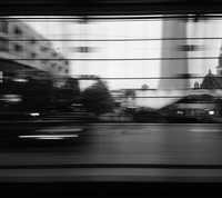 Passing through the Alexanderplatz train station in Berlin